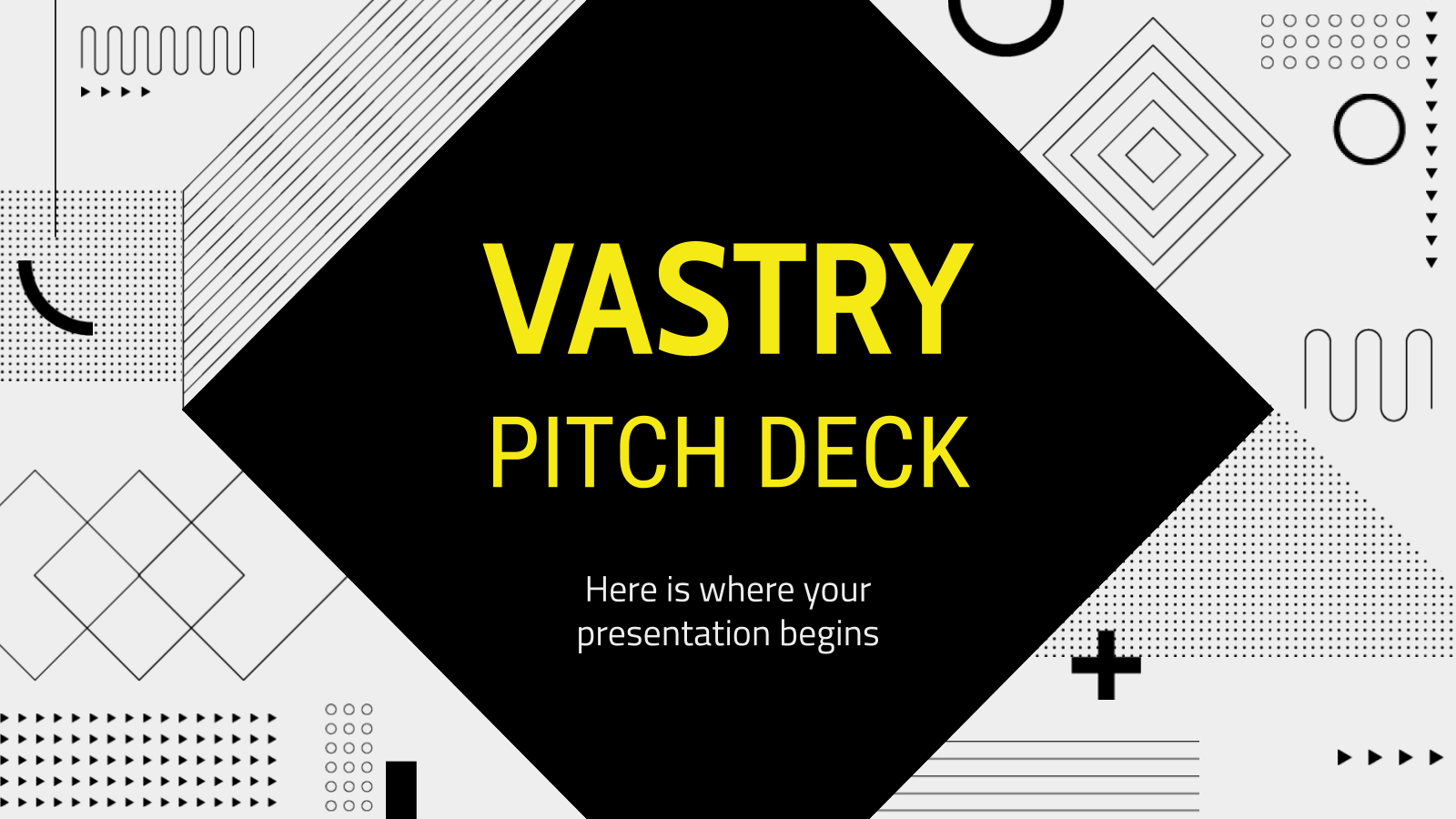 Vestry Pitch Deck 和PowerPoint模板